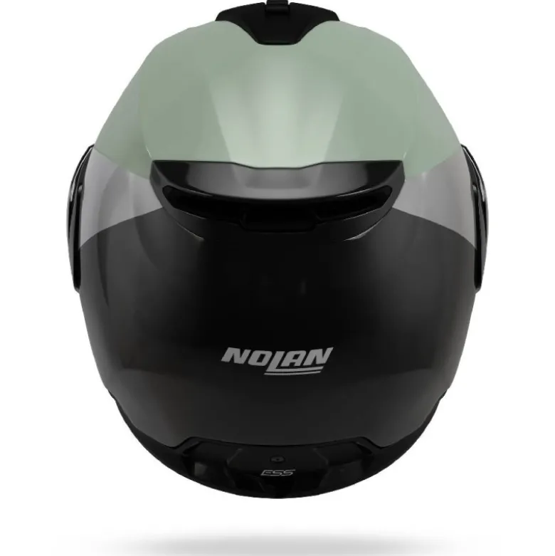 Casco Modulare Nolan N100-6 Verniciature Speciale 356 Verde Grigio Nero Antracite Opaco