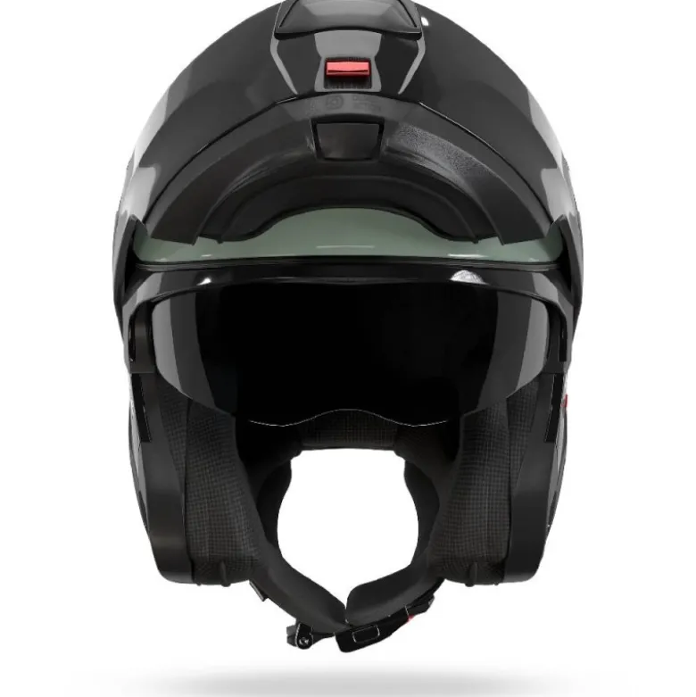 Casco Modulare Nolan N100-6 Verniciature Speciale 356 Verde Grigio Nero Antracite Opaco