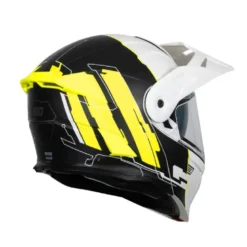 Casco Modulare Origine Adventure Cyborg Giallo Fluo Bianco Opaco