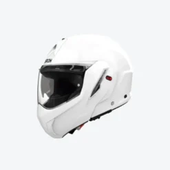 Casco Modulare Reversibile Airoh Mathisse II Color Bianco Lucido