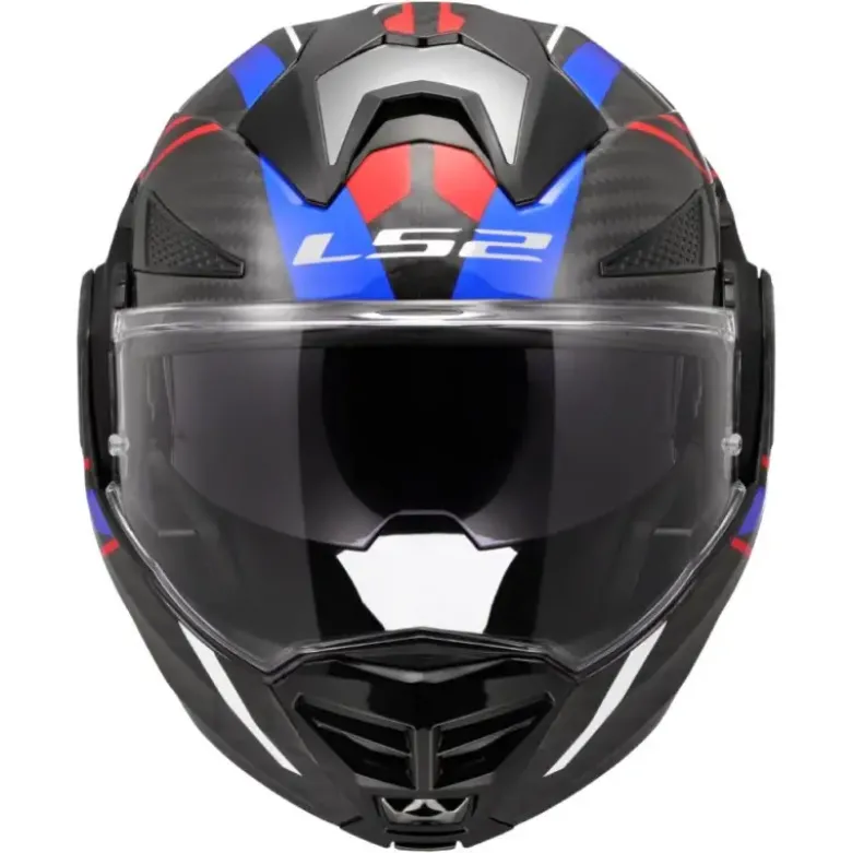 Casco Modulare Reversibile Carbonio Ls2 FF901 Advant X C FUTURE II Bianco Blu