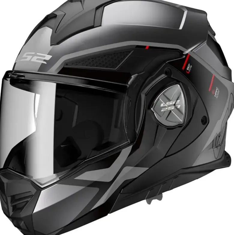 Casco Modulare Reversibile FF901 Ls2 Advant X Metryk Titanio Opaco