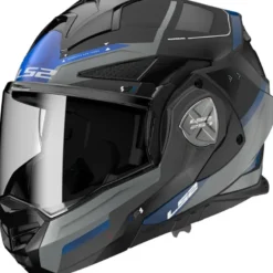 Casco Modulare Reversibile FF901 Ls2 Advant X Spectrum Nero Titanio Blu
