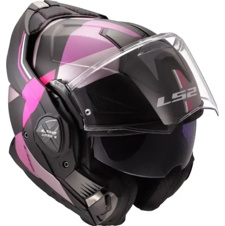 Casco Modulare Reversibile FF901 Ls2 Advant X ULTRA Grigio Viola