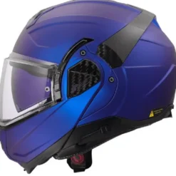 Casco Modulare Reversibile Ls2 FF910 Advant II Solid Blu Navy Opaco