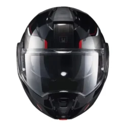 Casco Modulare Reversibile MPH Artra Grafica Nero Titanio Rosso