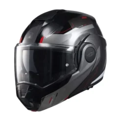 Casco Modulare Reversibile MPH Artra Grafica Nero Titanio Rosso