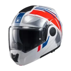 Casco Modulare Reversibile MPH Artra Grafica Vision Bianca Rosso Blu