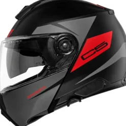 Casco Modulare Schuberth C5 ECE Eclipse Rosso Antracite