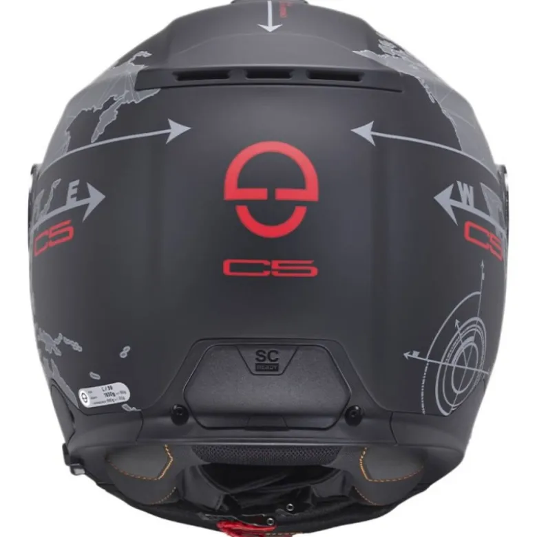 Casco Modulare Schuberth C5 ECE Globe Nero