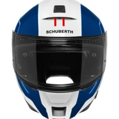 Casco Modulare Schuberth C5 ECE Master Blu Bianco Rosso