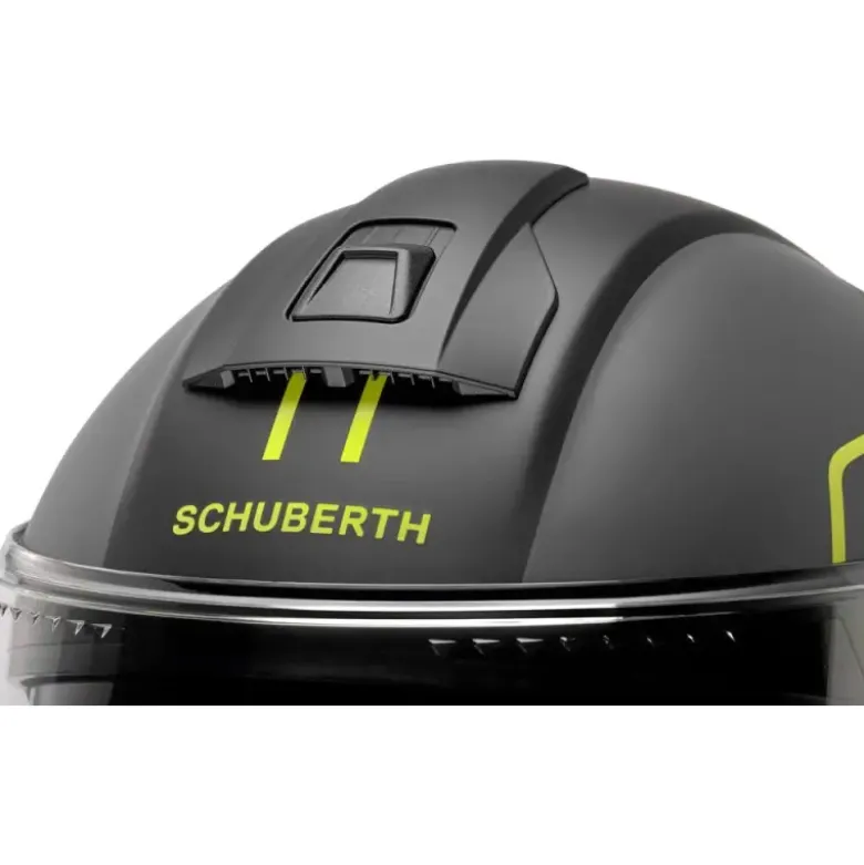 Casco Modulare Schuberth C5 ECE Master Giallo Grigio Nero