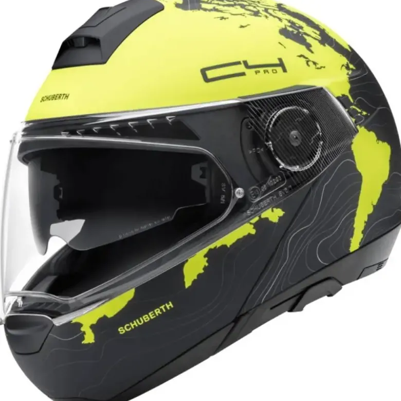 Casco Modulare Schuberth C4 Pro Magnitudo Giallo