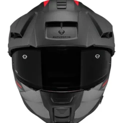 Casco Modulare Schuberth E2 ECE Defender Grigio Rosso