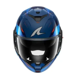 Casco Modulare Shark Oxo Mekarium Blu Cromo Arancione