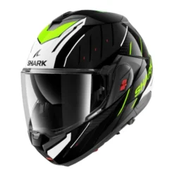 Casco Modulare Shark Oxo Rydger Nero Bianco Giallo