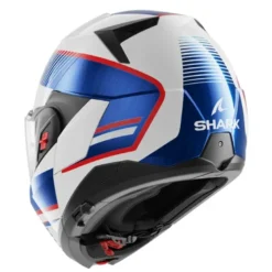Casco Modulare Shark Oxo Sikter Bianco Chrome Blu