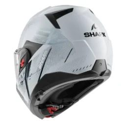 Casco Modulare Shark Oxo Speed Tech Silver Bianco Nero Lucido