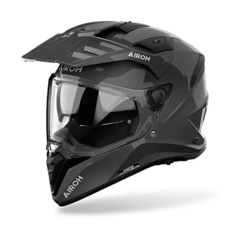 Casco Touring Airoh Bandit Color Grigio Scuro Lucido