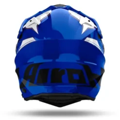 Casco Touring Airoh Commander 2 Reveal Blu Bianco Lucido