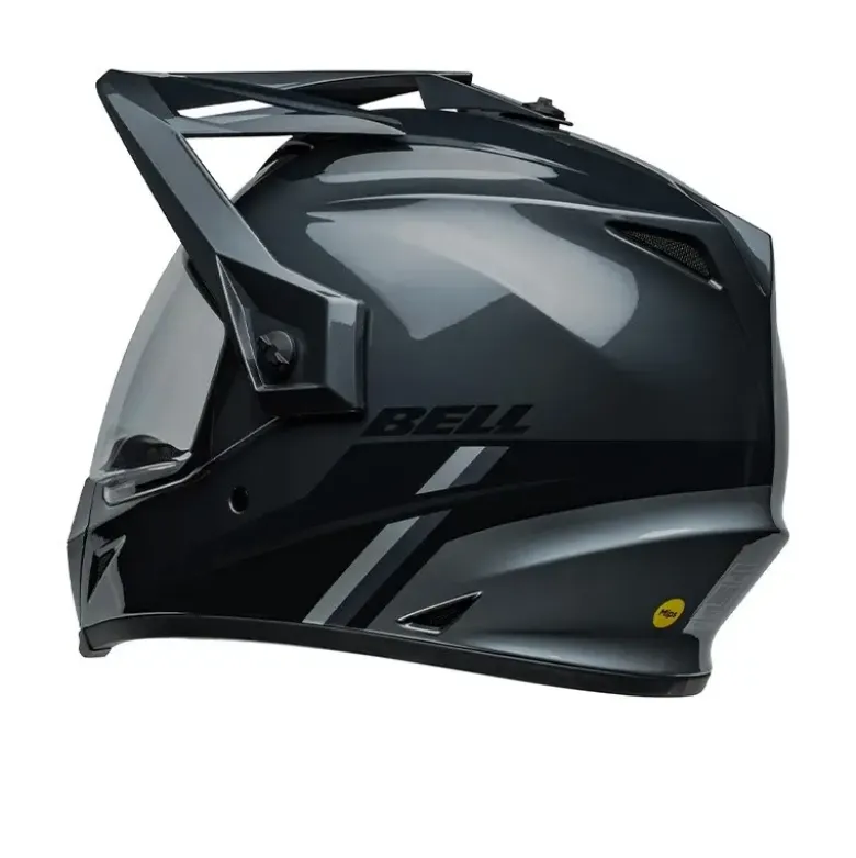 Casco Touring Bell Mx-9 Adventure 2024 Alpine Grigio Argento