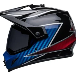 Casco Touring Bell MX-9 Adventure Mips Dalton Nero Blu Lucido 2022