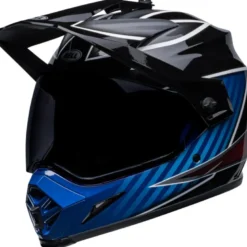 Casco Touring Bell MX-9 Adventure Mips Dalton Nero Blu Lucido 2022
