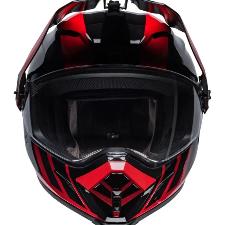 Casco Touring Bell MX-9 Adventure Mips Dash Rosso Nero Lucido