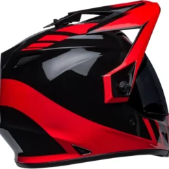 Casco Touring Bell MX-9 Adventure Mips Dash Rosso Nero Lucido