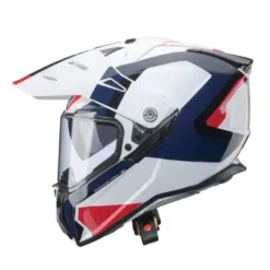 Casco Touring Caberg Tanami Scram Bianco Rosso Blu