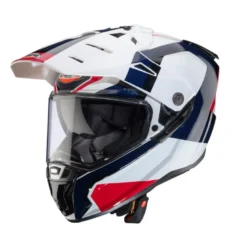 Casco Touring Caberg Tanami Scram Bianco Rosso Blu