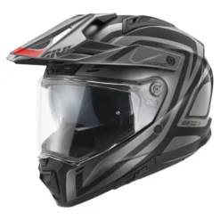Casco Touring Givi 80.1 Apex Nero Titanio Rosso Opaco