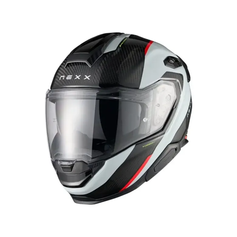 Casco Touring Nexx X.TR Rush Grigio Rosso