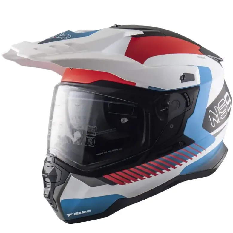 Casco Touring Nos NS-9 Mirage White Matt