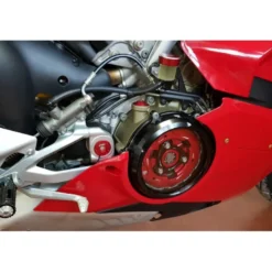 Cnc Racing Ca210B Carter Trasparente Per Frizioni Ad Olio Ducati Multistrada V4 Diavel V4