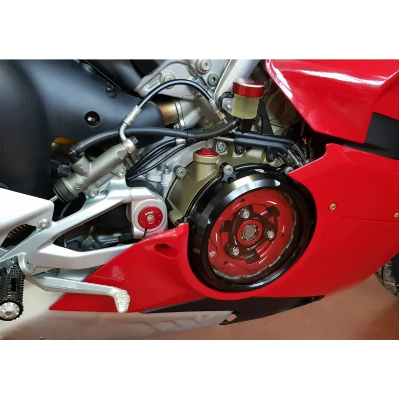 Cnc Racing Ca210B Carter Trasparente Per Frizioni Ad Olio Ducati Multistrada V4 Diavel V4