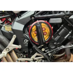 Cnc Racing Ca301Br Carter Frizione Trasparente Mv Agusta Comando A Filo Bicolor