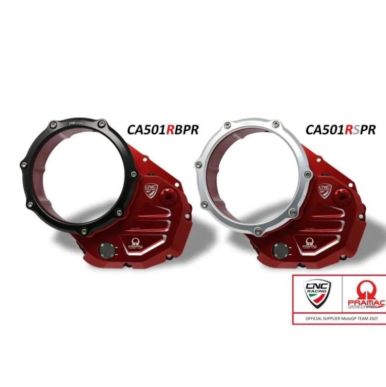 Cnc Racing Ca501Brpr Carter Trasparente Per Frizioni Ad Olio Ducati Pramac Racing Limited Edition