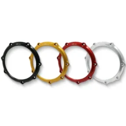 Cnc Racing CAC03B Carter trasparente per frizioni ad olio Ducati - solo cornice Nero