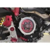 Cnc Racing CA510RS Carter trasparente per frizioni ad olio Ducati BICOLOR Rosso/Argento