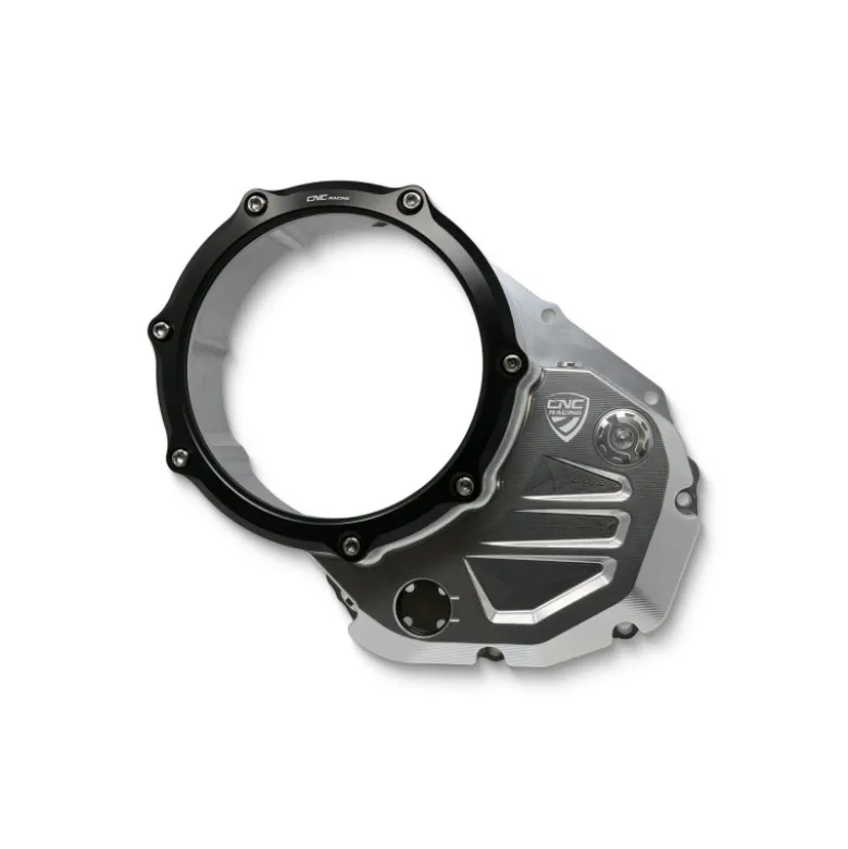 Cnc Racing Ca502Sb Carter Trasparente Per Frizioni Ad Olio Ducati Bicolor