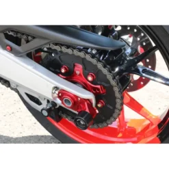 Cnc Racing TD016B Cursori Tendicatena Racing con tampone Ducati Nero