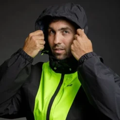Completo Antipioggia Ls2 X-Rain Nero H-V Giallo