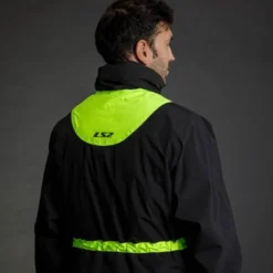 Completo Antipioggia Ls2 X-Rain Nero H-V Giallo