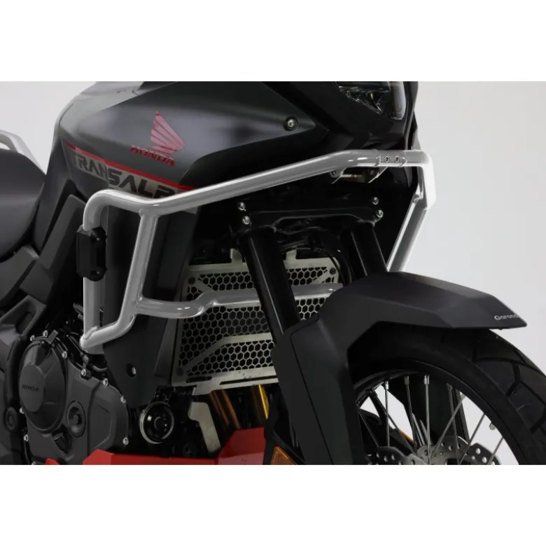 Crash Bar In Alluminio Per Honda Xl 750 Transalp Grigio Chiaro