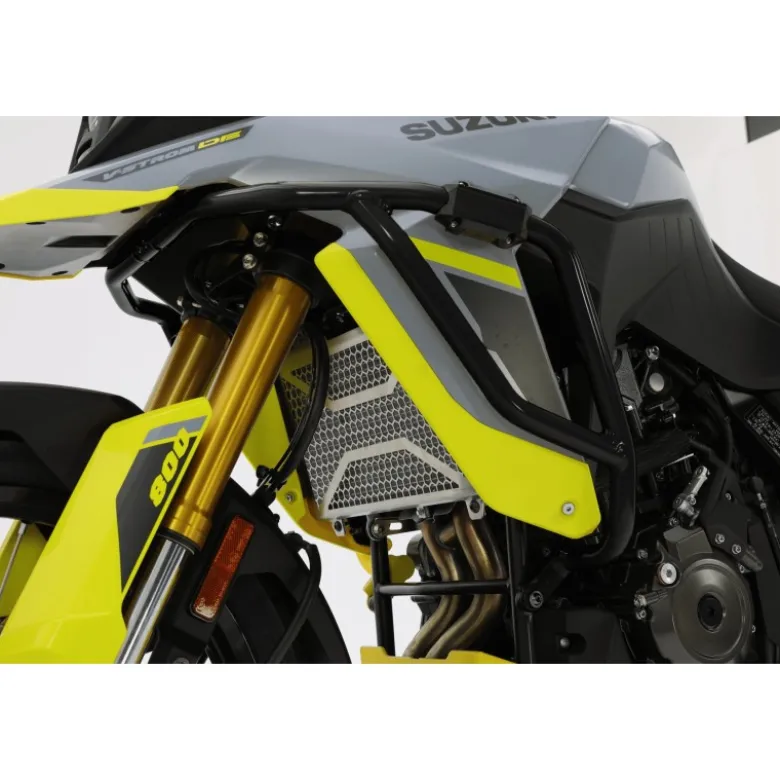 Crash Bar In Alluminio Per Suzuki De 800 V-Strom Nero