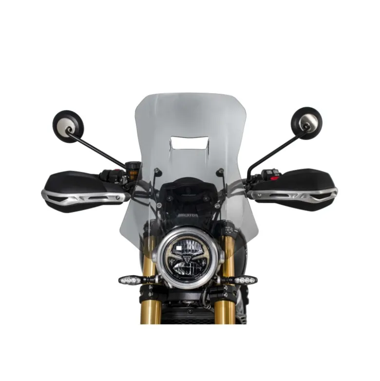 Cupolino Endurance Race Plus Isotta per Triumph Scrambler 1200 X / Xe Fumé Chiaro