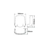 Cupolino Isotta Alta Protezione per BMW F 650 Gs dal 2004 al 2007 / Con Paramani Trasparente