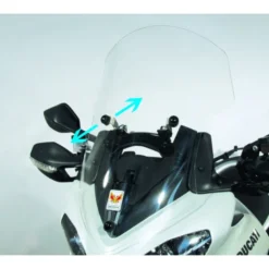 Cupolino Isotta Alta Protezione per Ducati Multistrada 1200 Trasparente