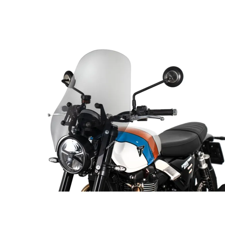Cupolino Isotta Alta Protezione per Triumph Speed Twin 900 2025 Fumé Chiaro
